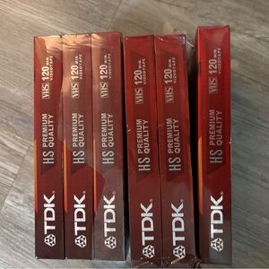 TDK VHS Tapes HS Premium Quality